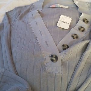 Free People chambray sweater
